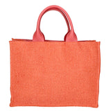 Allison Borsa a spalla da donna Paglia e pelle 05117-524 S42 CORALLO Gave Lux