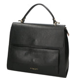 Borsa a mano da donna 100% vera pelle MYB-6033-FW-D28 NERO BLACK My Best Bag