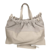 Firenze Borsa a mano da donna Vera pelle 01838-D86 GRIGIO PERLA PEARL GREY Gave Lux