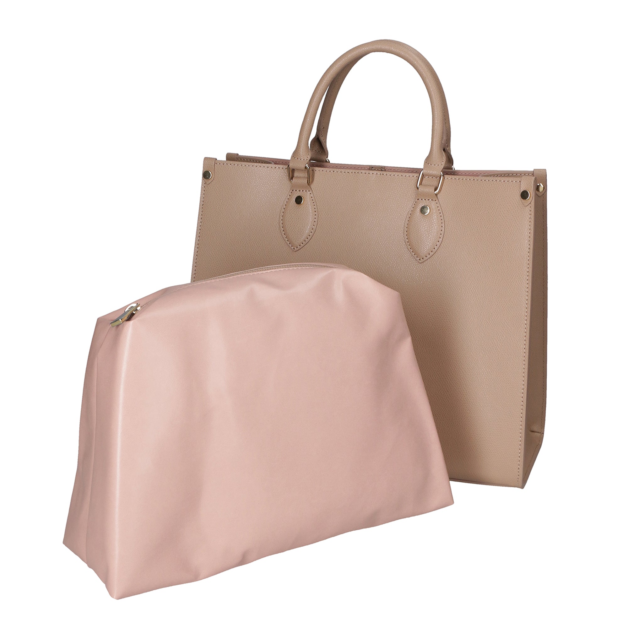 Borsa a mano da donna 100% pelle MYB-8028-FW-PL68 NUDE My Best Bag