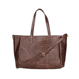 Lorella Borsa a spalla da donna Vera pelle croco 06499-015 T.MORO Gave Lux