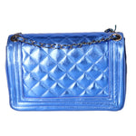 Azura Borsa a tracolla da donna Vera pelle 1138-BLU ELETTRICO Gave Lux