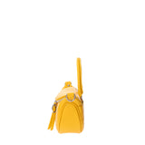 Mae Borsa a mano da donna Vera pelle 07142-D04 GIALLO Viola Castellani