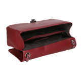 Valeriana Borsa a tracolla da donna Velluto e pelle 1139-BORDO Gave Lux