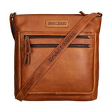 Borsa a tracolla da uomo Vera Pelle RFID HILB-3163-CUOIO Hill Burry