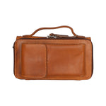 Borsa a tracolla da uomo in vera pelle RFID HILB-3351-CUOIO Hill Burry