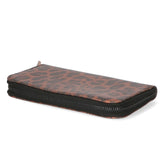 Berenice Portafoglio donna vera pelle Zip 10012-BRONZO Gave Lux