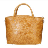 Enza Women's Handbag in Genuine Leather Made in Italy 27x32x13 cm