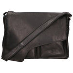 Borsa a mano unisex vera pelle Made in Italy SN5861947-BLACK Santini Firenze