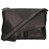 Borsa a mano unisex vera pelle Made in Italy SN5861947-BLACK Santini Firenze
