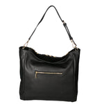 Asia Borsa a spalla da donna Vera pelle 05475-ZEBRA CUOIO NERO Gave Lux
