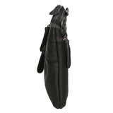 Borsa a tracolla da uomo 100% vera pelle HILB-3190-BLACK NERO Hill Burry