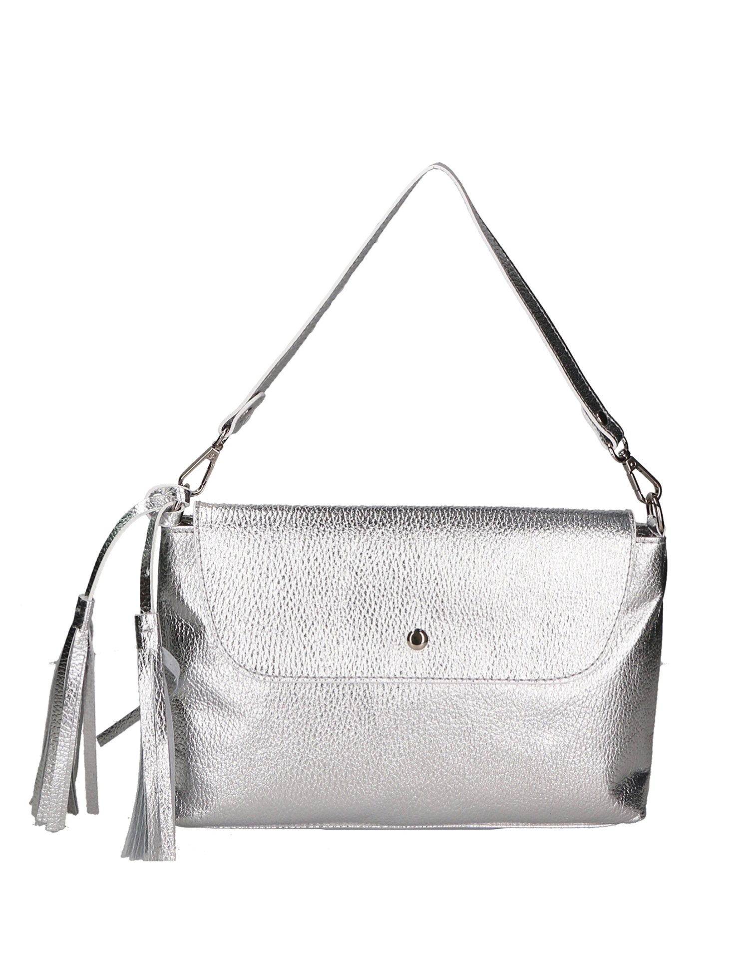 Auralia Borsa a mano da donna Vera pelle 05923-DL1 ARGENTO Gave Lux