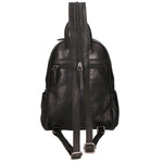 SN5862447-BLACK Zaino unisex in vera pelle Made in Italy Santini Firenze