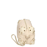 Borsa a tracolla da donna 100% pelle MYB-7013-SS-TAPIOCA 21+P602 BEIGE My Best Bag