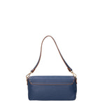 Wally Borsa a spalla da donna Vera pelle 06869-D24 BLU Gave Lux