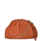 Borsa a tracolla da donna Paglia e pelle MYB-7011-SS-COGNAC 21+TABRU 141 My Best Bag