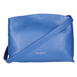 Borsa a spalla da donna Made in Italy Vera pelle 01101-D22 BLUETTE Viola Castellani