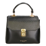 Borsa a mano da donna Vera pelle MYB-6039-FW-P218 NERO My Best Bag