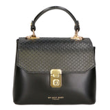Borsa a mano da donna Vera pelle MYB-6039-FW-P218 NERO My Best Bag