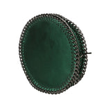 Nora Borsa a spalla da donna Vera pelle 540007-VERDE.S DARK GREEN Gave Lux