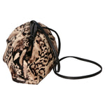 Astrid Borsa a spalla da donna Vera pelle 05476-NERO PITONE BIANCO 008 Gave Lux