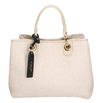 Borsa a mano da donna Paglia & Pelle MYB-05167-SS-148+D37 LATTE My Best Bag