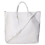 Borsa a mano da donna Vera pelle stampata coccodrillo MYB-7043-SS-S01 BIANCO My Best Bag