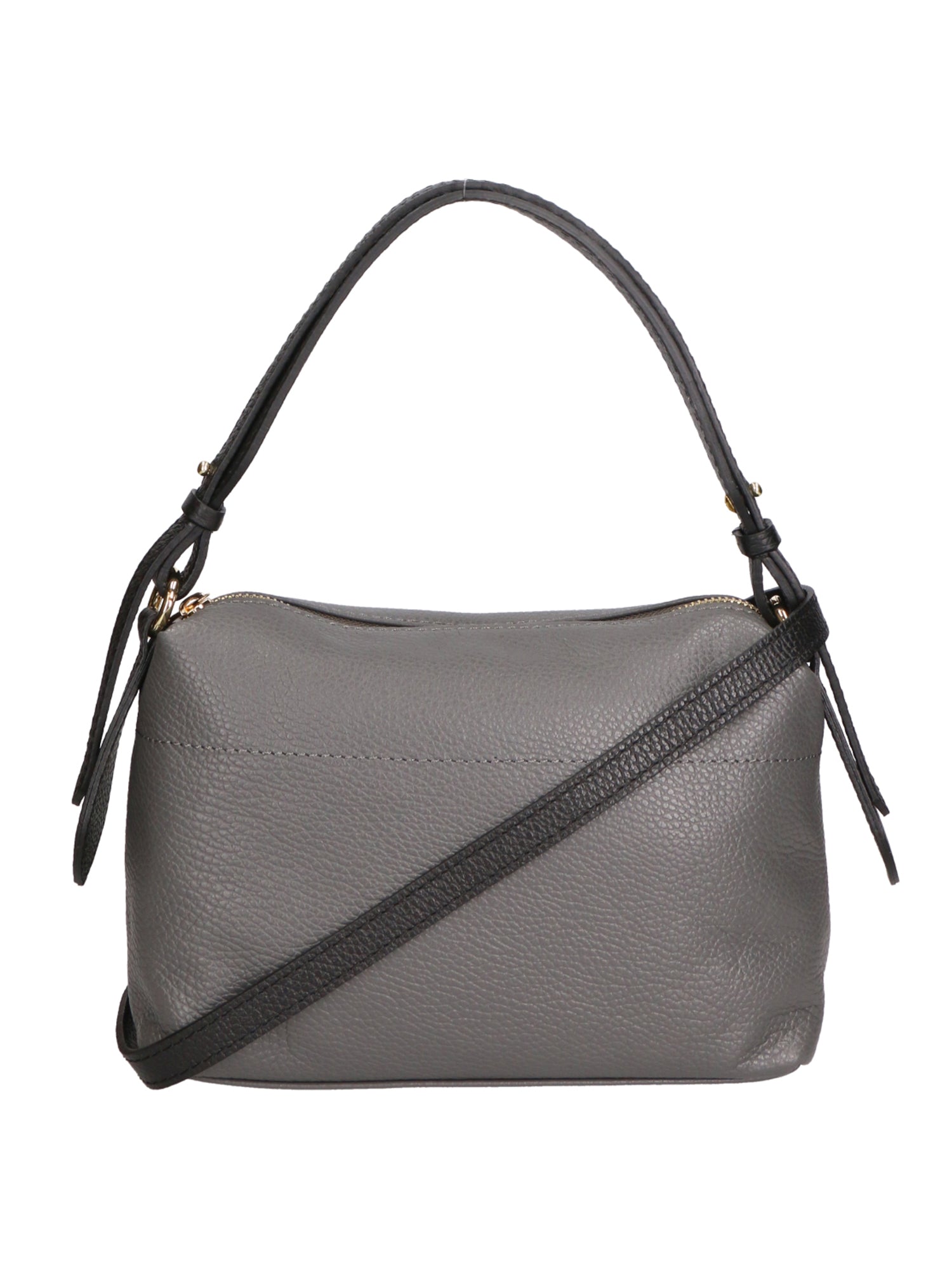 Vivienne Borsa a spalla da donna Vera pelle 06674-D27 CENERE + D28 NERO Gave Lux