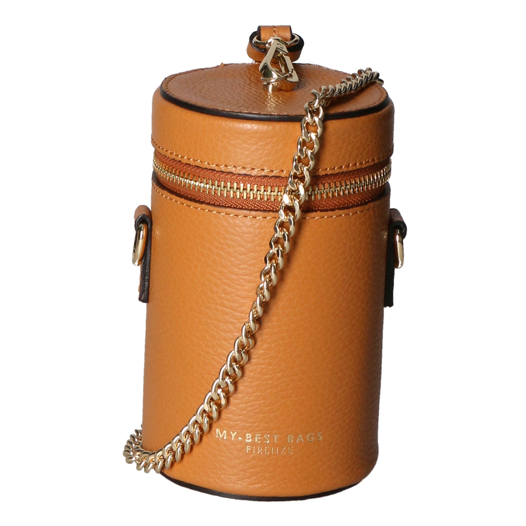 Borsa a mano da donna Vera pelle MYB-6036-FW-D44 CUOIO COGNAC My Best Bag