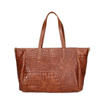 Lorella Borsa a spalla da donna Vera pelle croco 06499-040 MARMO SCURO Gave Lux