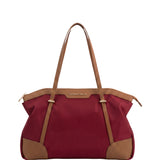 Borsa a Spalla in Pvc Rosso