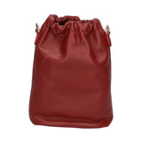 Angela Women's Genuine Leather Hobo Bag Made in Italy 20x16x7 cm