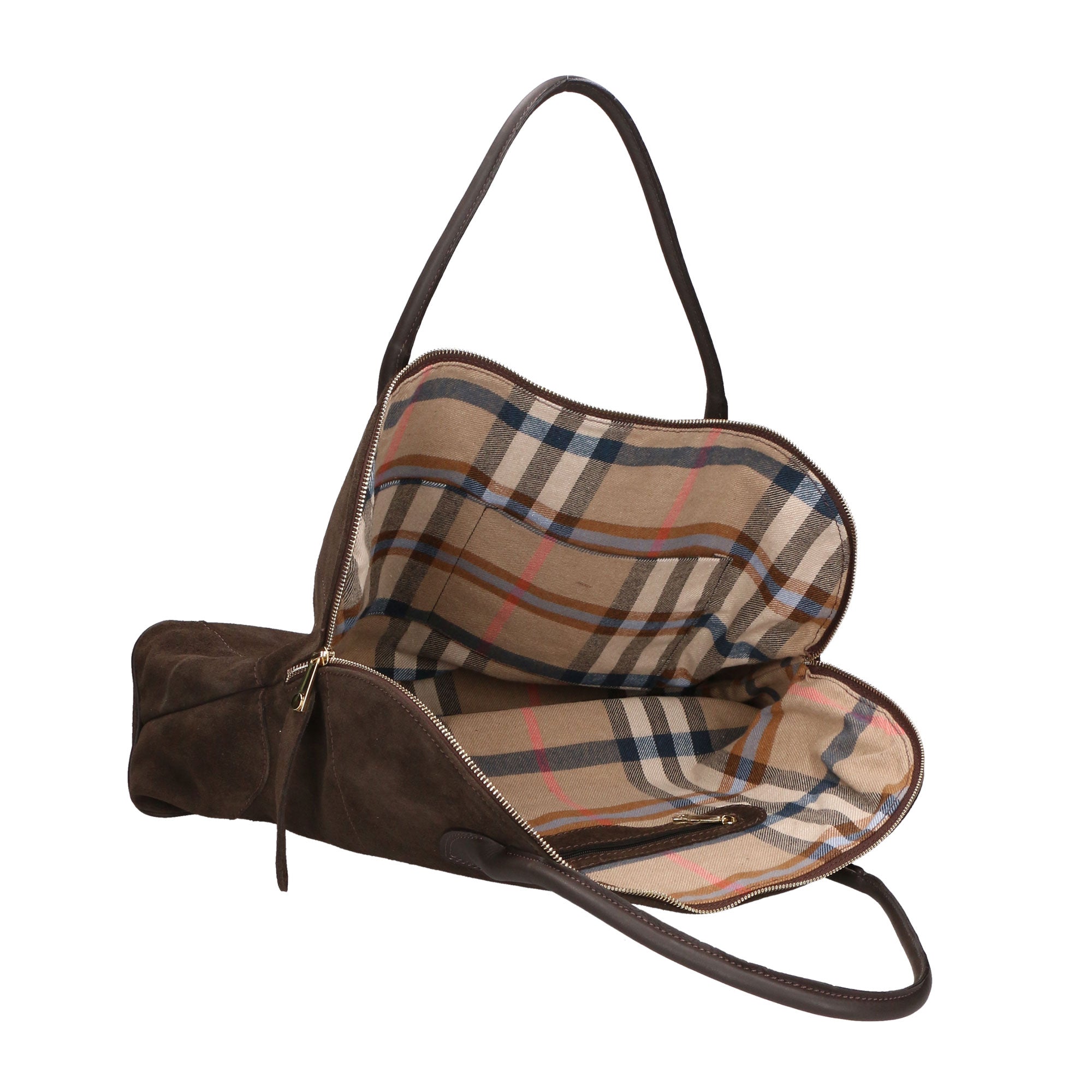 Borsa a mano da donna 100% pelle scamosciata MYB-6014-FW-03291 TMORO My Best Bag
