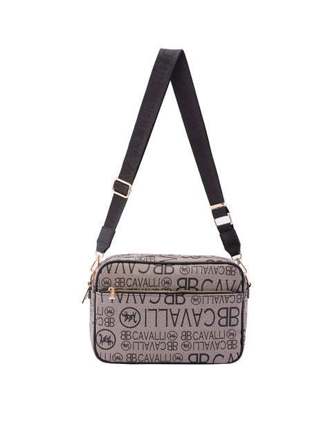 Borsa a tracolla da donna Ecopelle BC1416-NERO