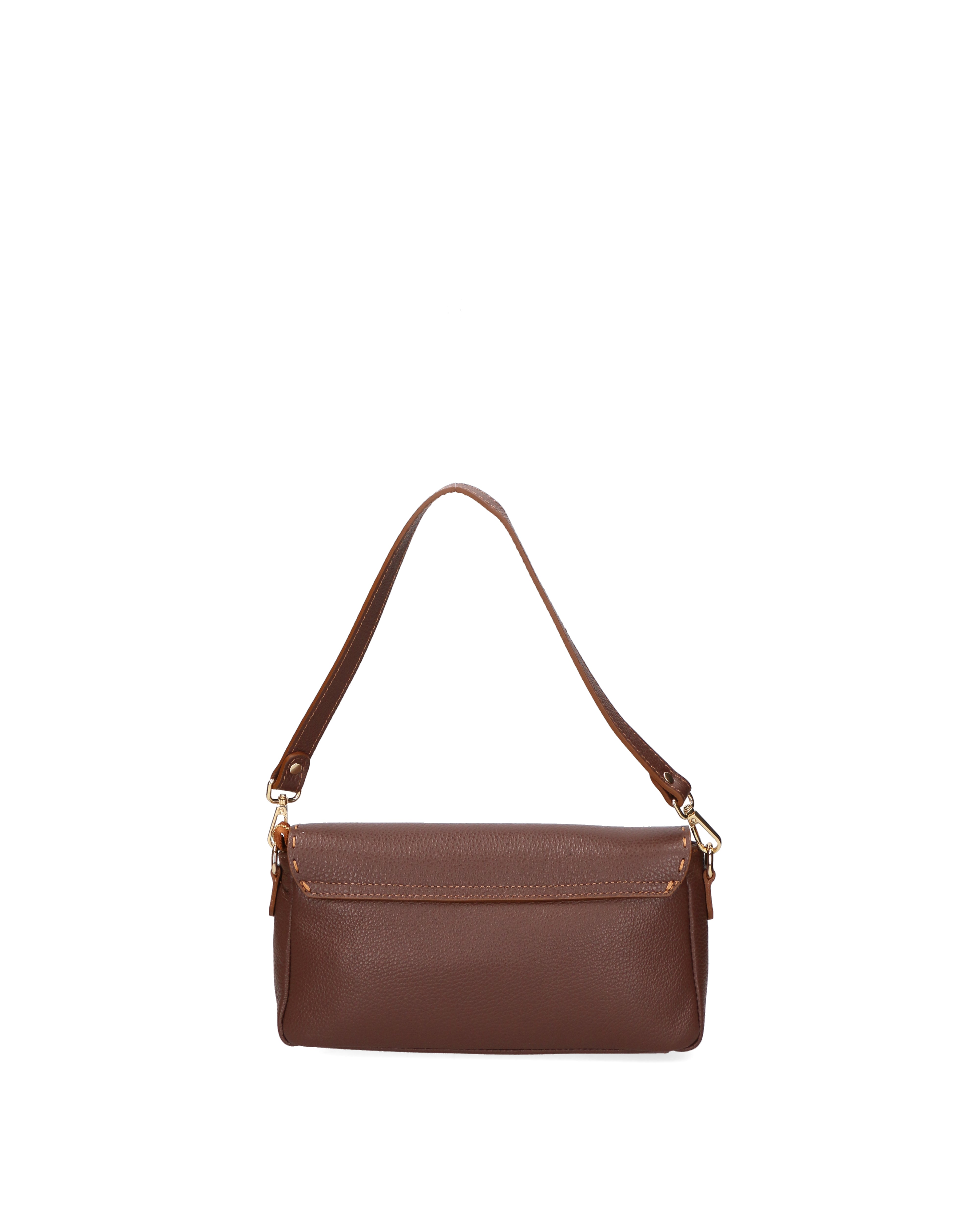 Wally Borsa a spalla da donna Vera pelle 06869-D223 cioccolato Gave Lux