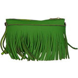 Oxsana Borsa a spalla da donna Neoprene 1311-VERDE GREEN Gave Lux