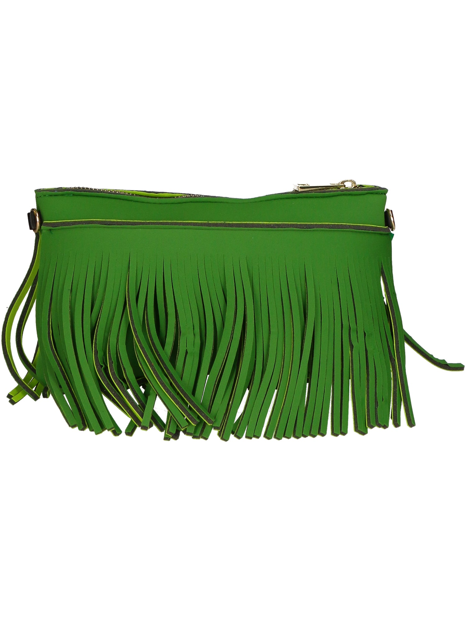 Oxsana Borsa a spalla da donna Neoprene 1311-VERDE GREEN Gave Lux