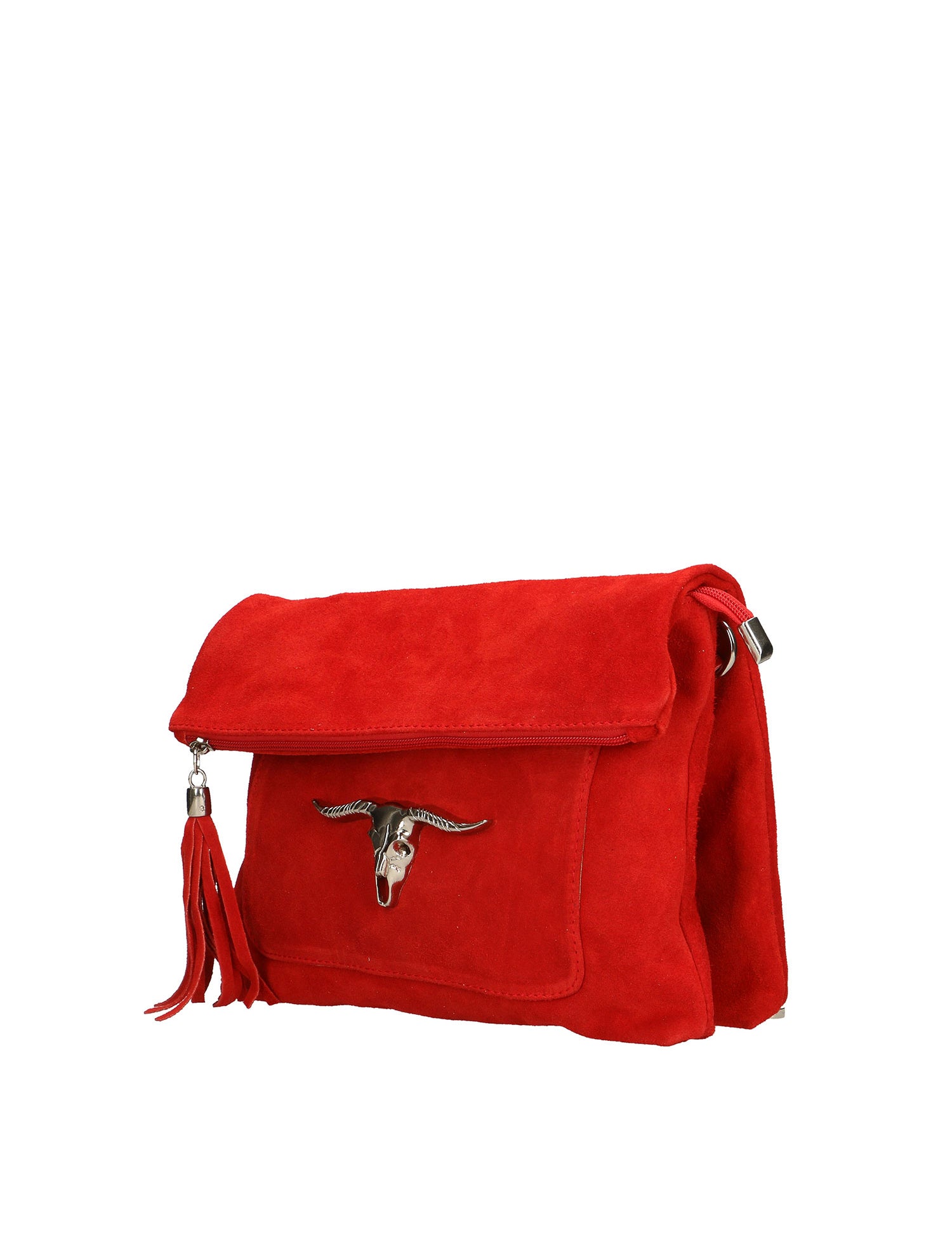 Valencia Borsa a tracolla da donna Vera pelle 8651-ROSSO Gave Lux
