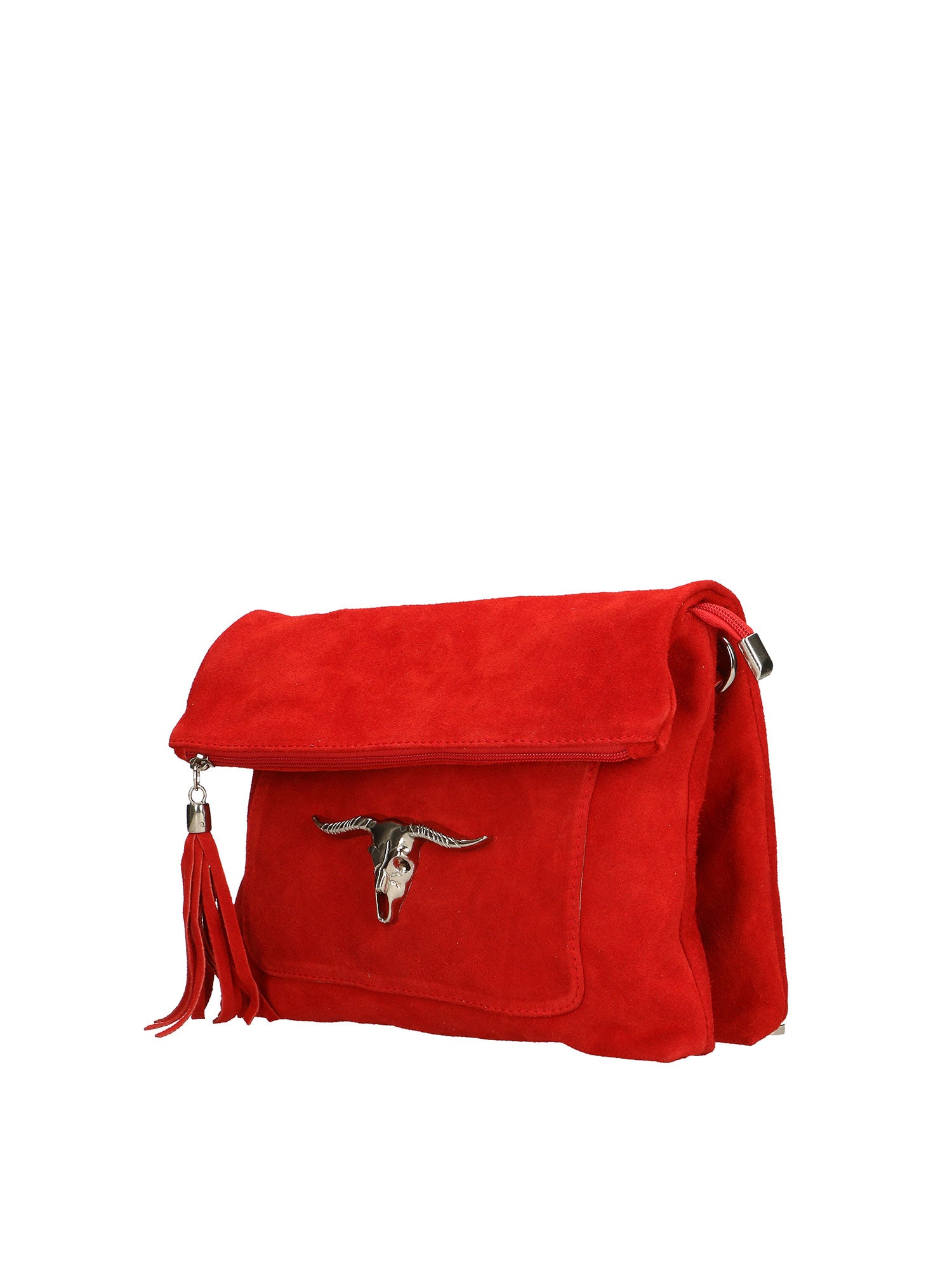 Valencia Borsa a tracolla da donna Vera pelle 8651-ROSSO Gave Lux