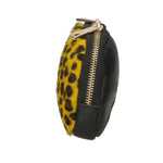 Rachele Pochette donna vera pelle Zip 02535-GHEPARDO GIALLO Gave Lux