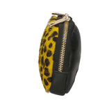 Rachele Pochette donna vera pelle Zip 02535-GHEPARDO GIALLO Gave Lux
