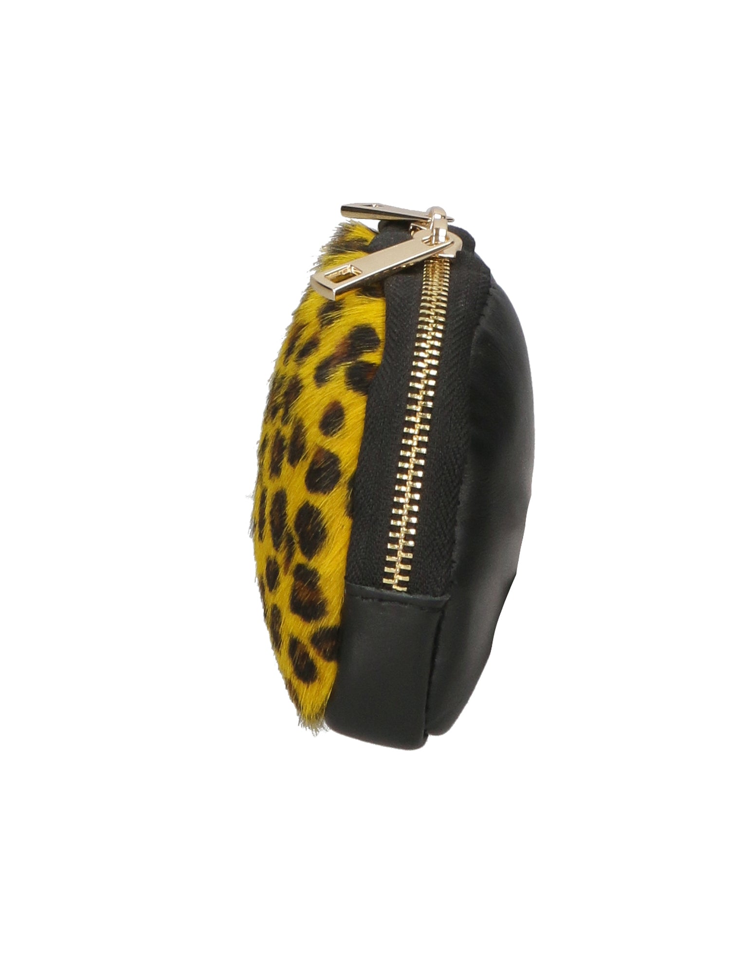 Rachele Pochette donna vera pelle Zip 02535-GHEPARDO GIALLO Gave Lux