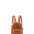 Zaino unisex in vera pelle 100% cotone 4460-MIELE Alessia Firenze