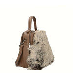 Aponia Borsa a mano da donna Vera pelle 8473-FANGO Gave Lux