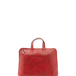 Borsa a mano unisex in vera pelle 100% cotone 4453-ROSSO Alessia Firenze