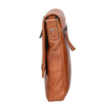 Borsa a tracolla unisex vera pelle Made in Italy SN5863547-TAN Santini Firenze