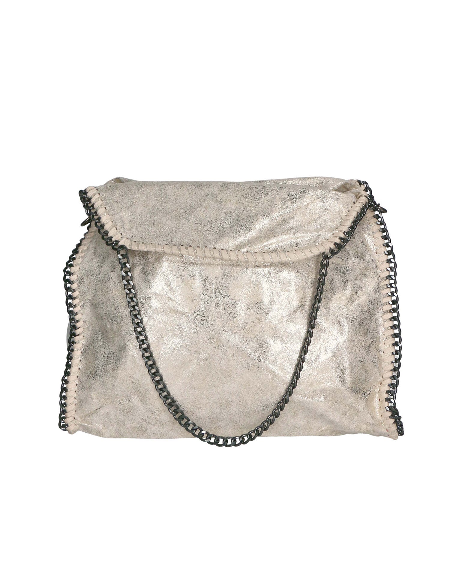 Willelmina Borsa a spalla da donna 100% PU Leather N-9606-LATTE Gave Lux