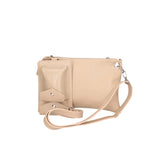 Ifigenia Borsa a tracolla da donna Vera pelle 05932-D05 CAPPUCCINO CAPUCHIN Gave Lux