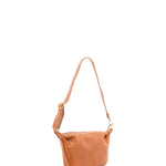 Borsa a spalla unisex in vera pelle 100% cotone 4603-MIELE Alessia Firenze